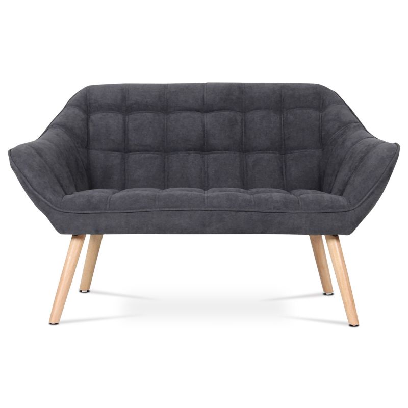 Dvojsedačka, sivá látka, AK-322 GREY2