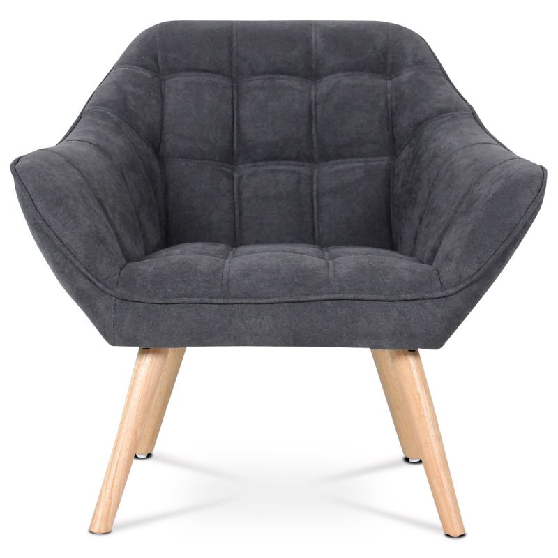 Relaxačné kreslo, sivá látka, AK-321 GREY2