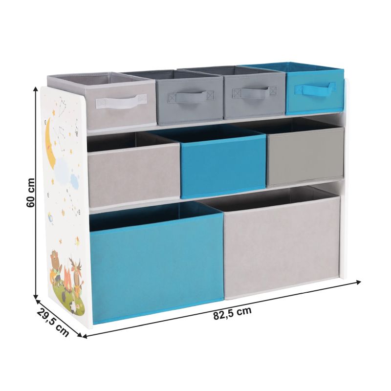 Organizér na hračky, 82cm, viacfarebný, vzor, DARLING TYP 2