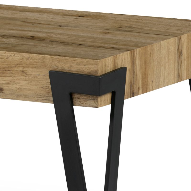 Konferenčný stolík 112x62cm, MDF divoký dub, AHG-263 OAK
