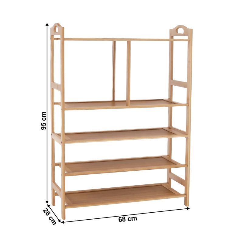Botník, 68cm, prírodný bambus, AVIRO