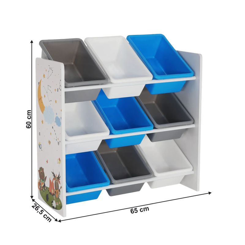 Organizér na hračky, 65cm, viacfarebný, vzor, DARLING TYP 3