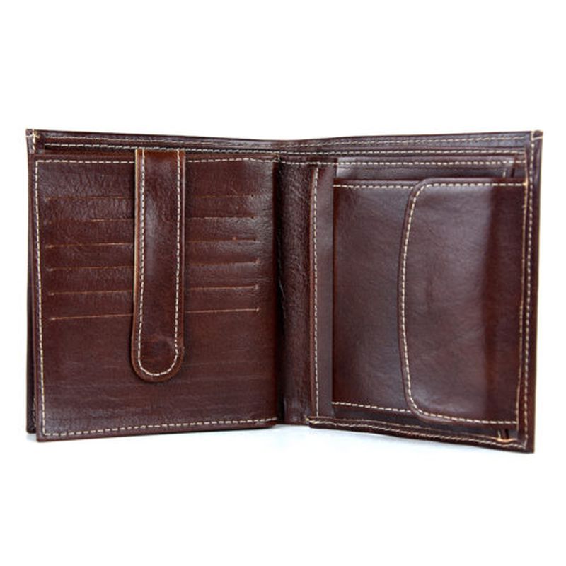 Luxusná kožená peňaženka č.8333/1 v tmavo hnedej farbe