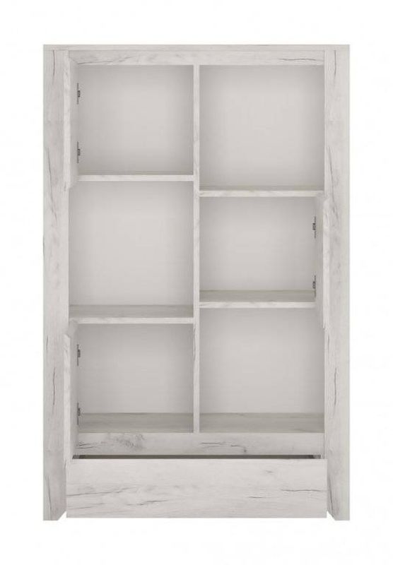 Regál, 84cm, dub white craft, ANGEL TYP 31