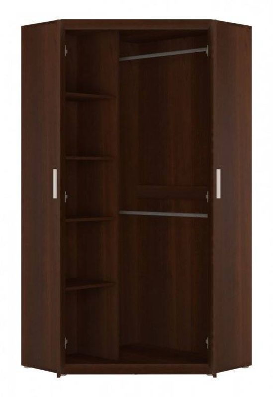 Rohová skriňa, 93cm, vešiaková, orech imperial, IMPERIAL TYP 21