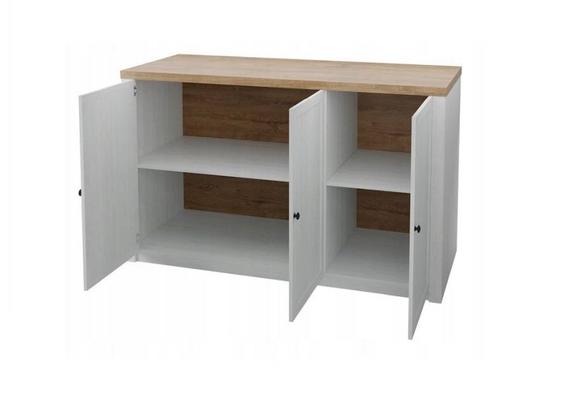 Komoda, 130cm, sosna andersen, lefkas ciemny, PROVANCE K3D