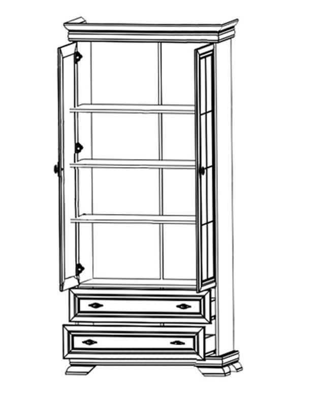 Vitrína, 88cm, samoa king, KORA KRW2