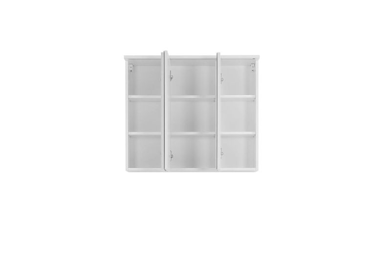 Skrinka so zrkadlom, 60cm, biela, GALAXY WHITE 840