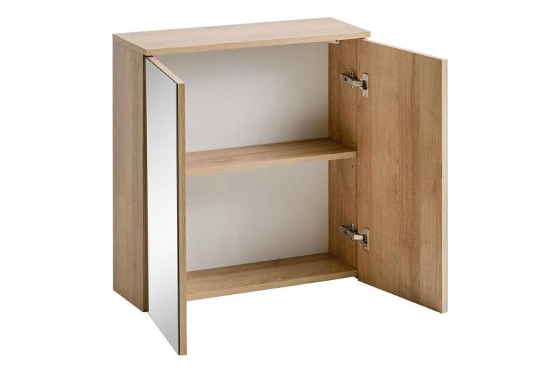 Skrinka so zrkadlom, 80cm, riviera eiche, REMIK OAK 843