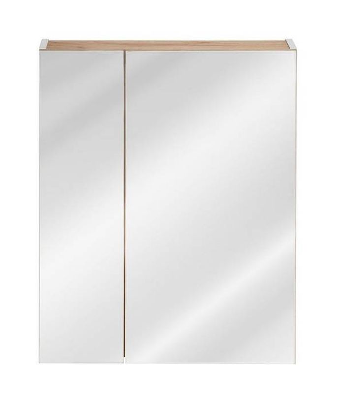 Skrinka so zrkadlom, 60cm, dub craft, CAPRI 842