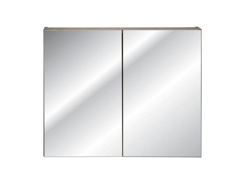 Skrinka so zrkadlom, 80cm, dub santa fe vintage, SANTA FE OAK 84-80-A-2D