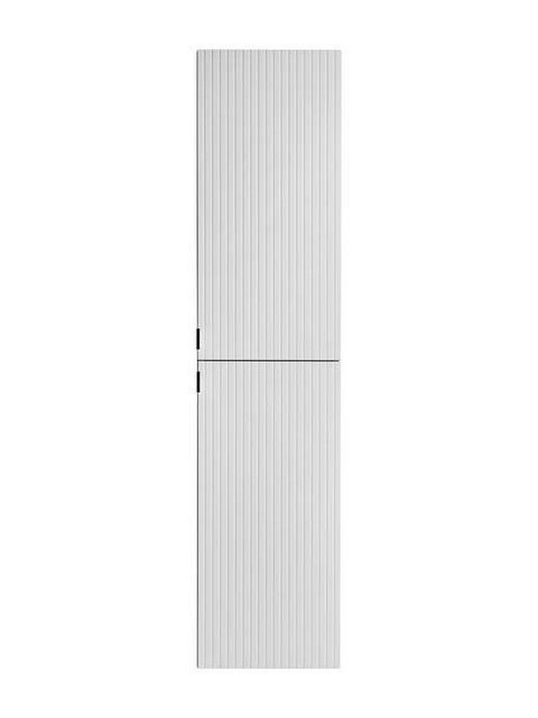 Vysoká skrinka, 35cm, biela, LEONARDO WHITE 80-00-B-2D
