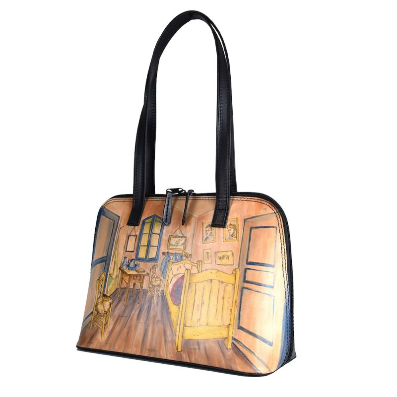 Ručne maľovaná kabelka č.8574 inšpirovaná motívom Vincent Van Gogh - Spálňa