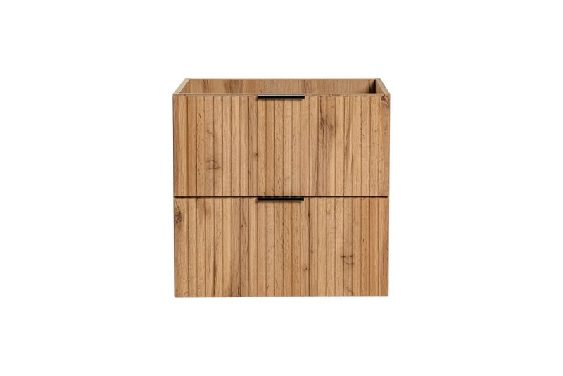Skrinka pod umývadlo, 60cm, dub wotan, ADEL OAK 82-60-B-2S