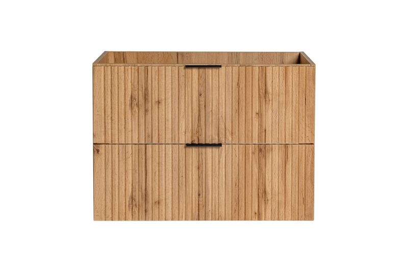 Skrinka pod umývadlo, 80cm, dub wotan, ADEL OAK 82-80-B-2S