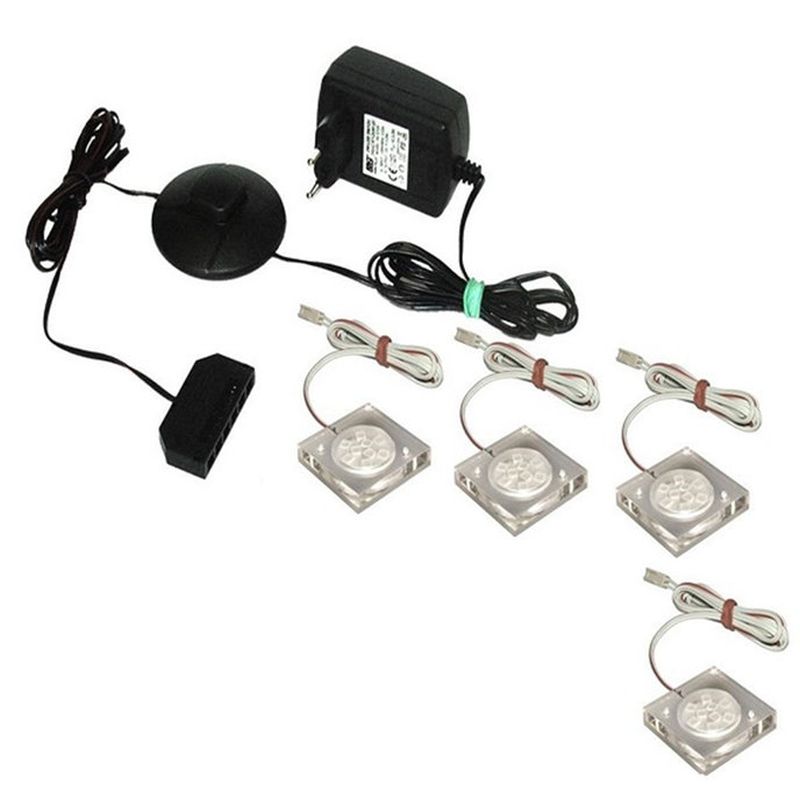 LED osvetlenie, 4-bodové, biela, OLJE