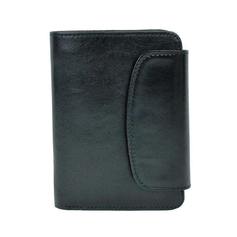 Unisex kožená peňaženka č.8511 v čiernej farbe