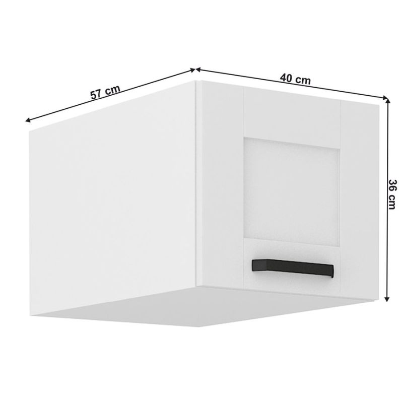Horná skrinka, 40cm, biela, LULA 40 NAGU-36 1F