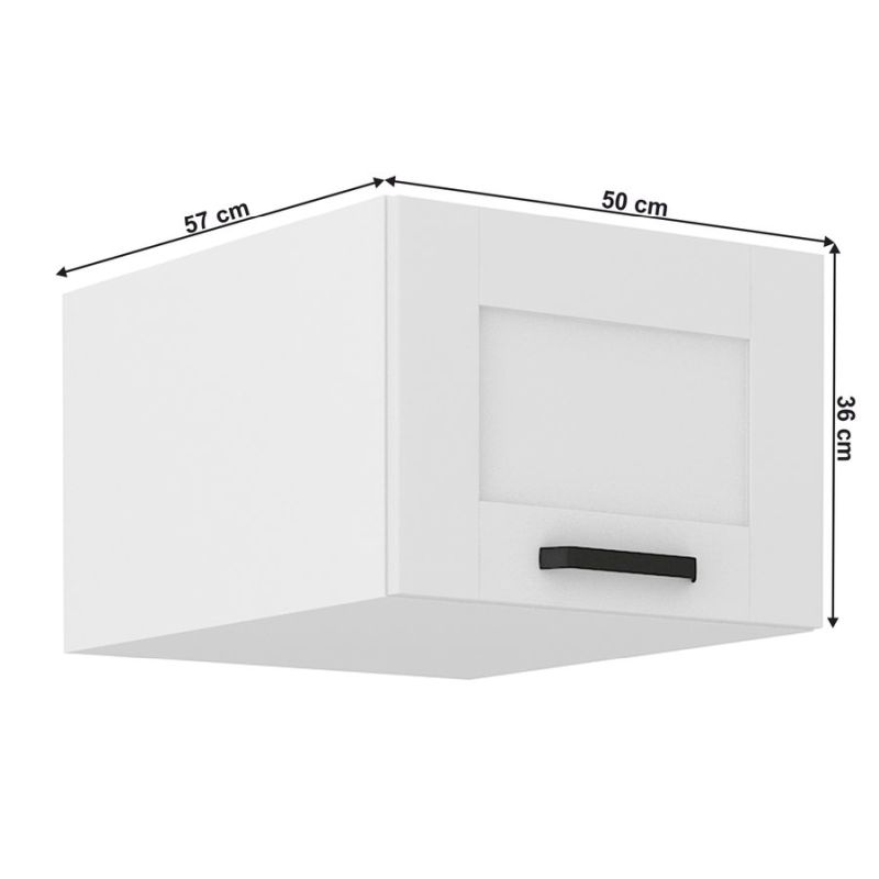 Horná skrinka, 50cm, biela, LULA 50 NAGU-36 1F