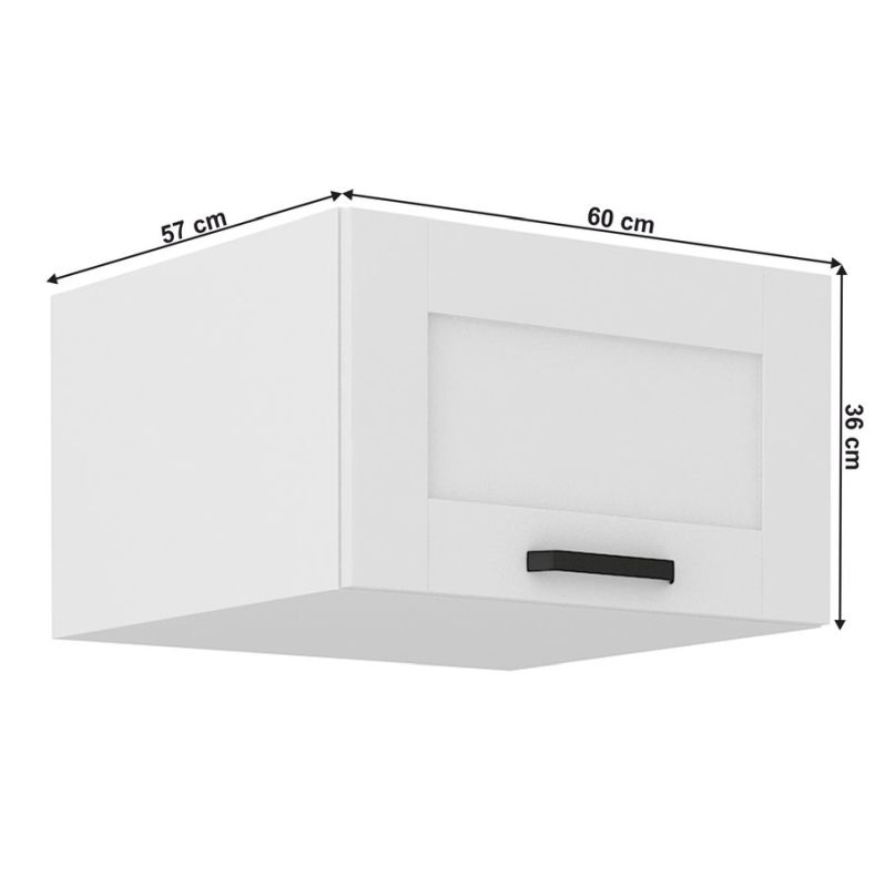 Horná skrinka, 60cm, biela, LULA 60 NAGU-36 1F