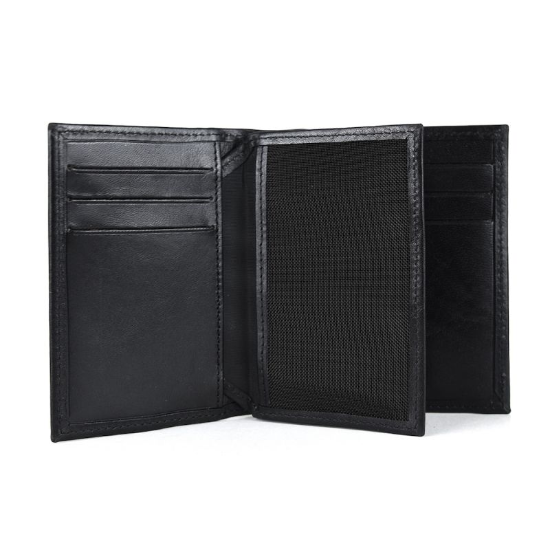 Kožené púzdro na karty a doklady č.8434 v čiernej farbe