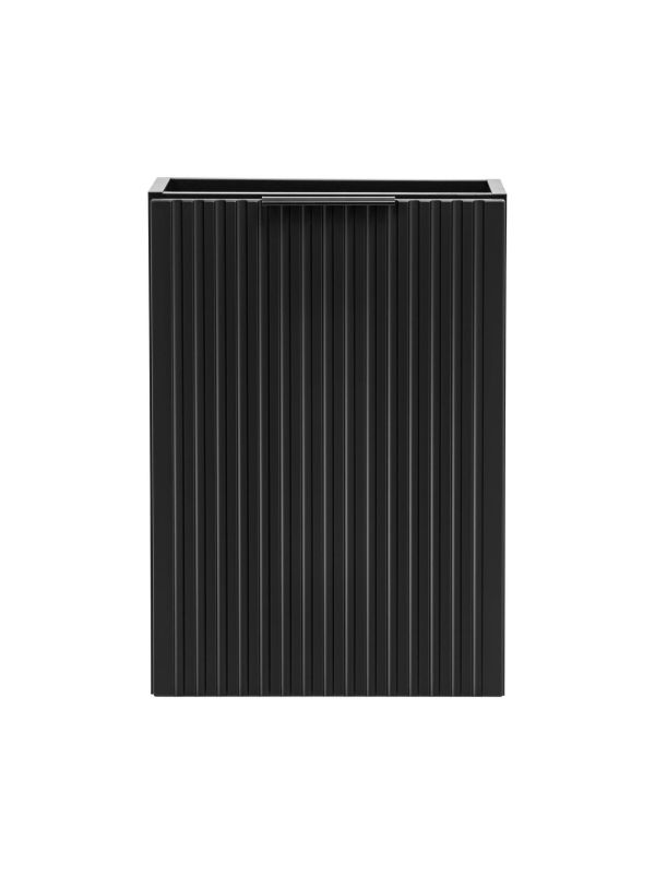Skrinka do kúpeľne, 40cm, čierny mat, ADEL BLACK 82-40-B-1D