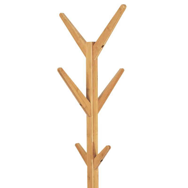 Stojanový vešiak, 176cm, bambus, prírodný, DR-N191 NAT