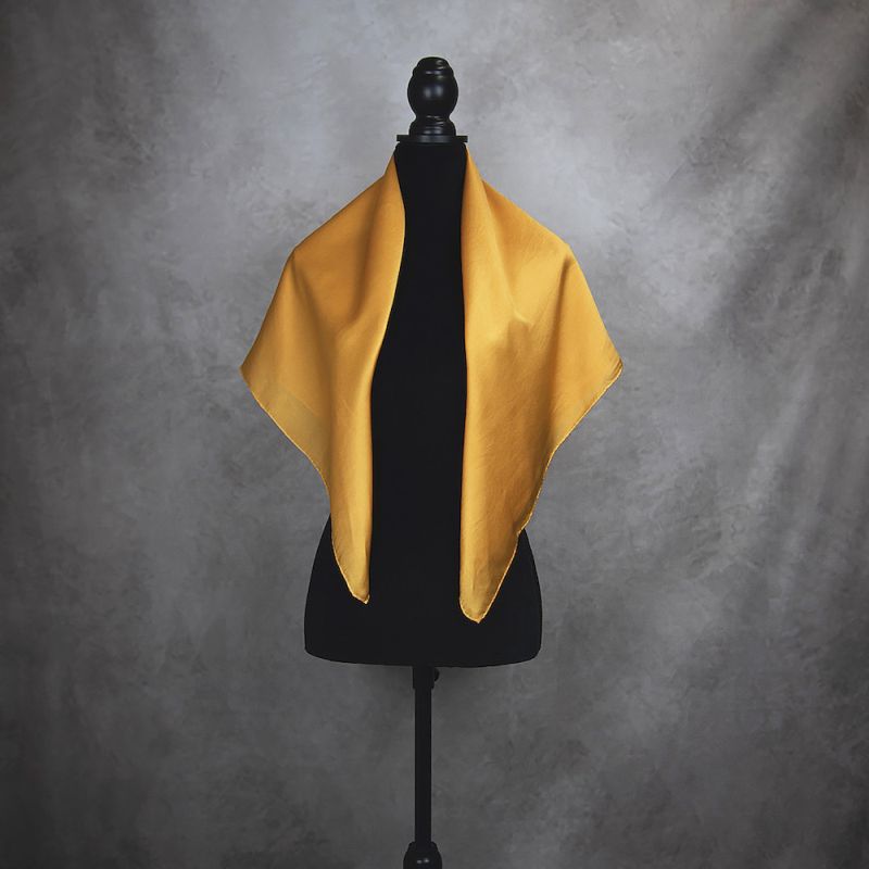 Hodvábna šatka ORANŽOVÁ, 90 x 90cm