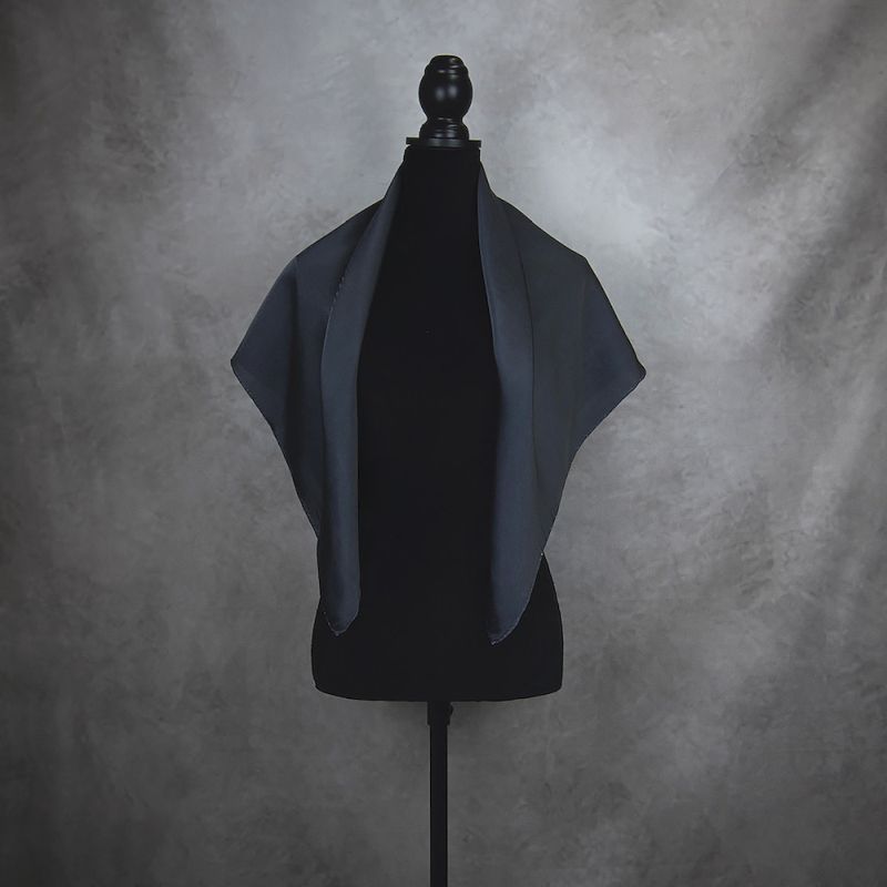 Hodvábna šatka ČIERNA, 90 x 90cm