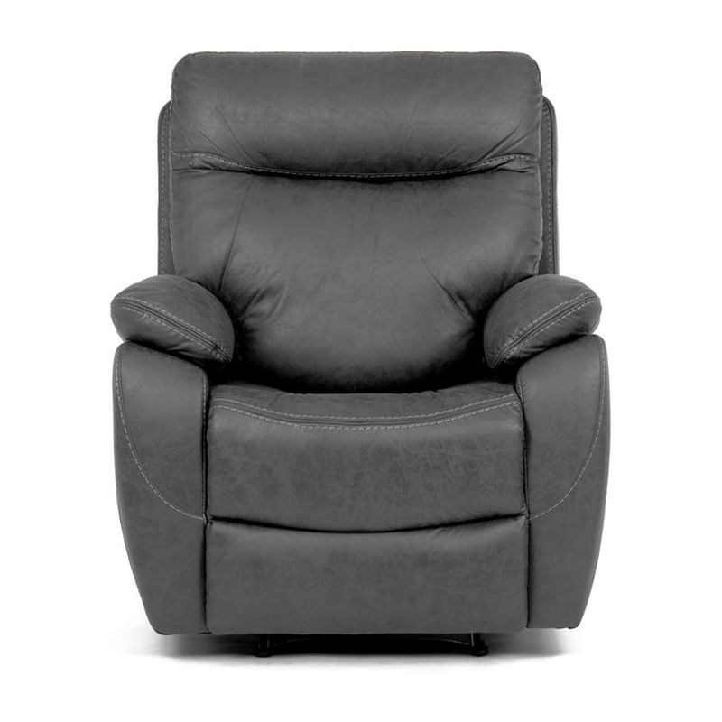 Elektrické relaxačné kreslo sivé, TV-4094 GREY3, polohovateľné