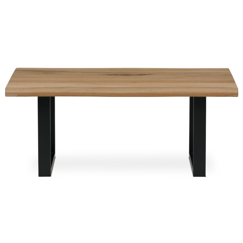 Konferenčný stolík, 110x70cm, masív, dub, KS-F110U DUB