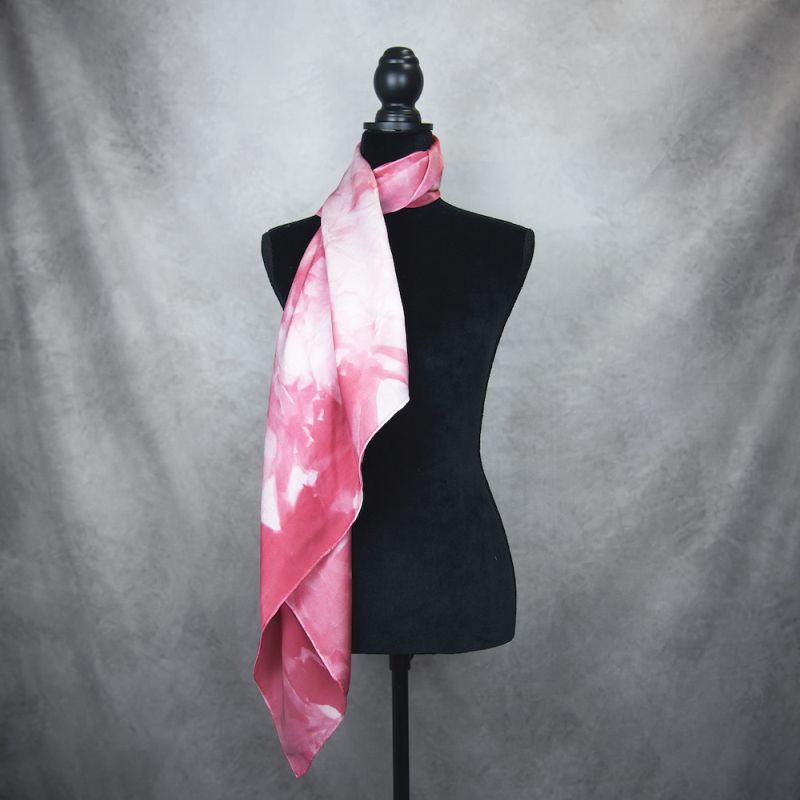 Hodvábna šatka LIMITED_091, Vyrobená na Slovensku, 90 x 90cm