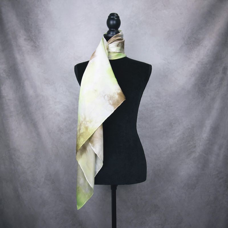 Hodvábna šatka LIMITED_102, Vyrobená na Slovensku, 90 x 90cm