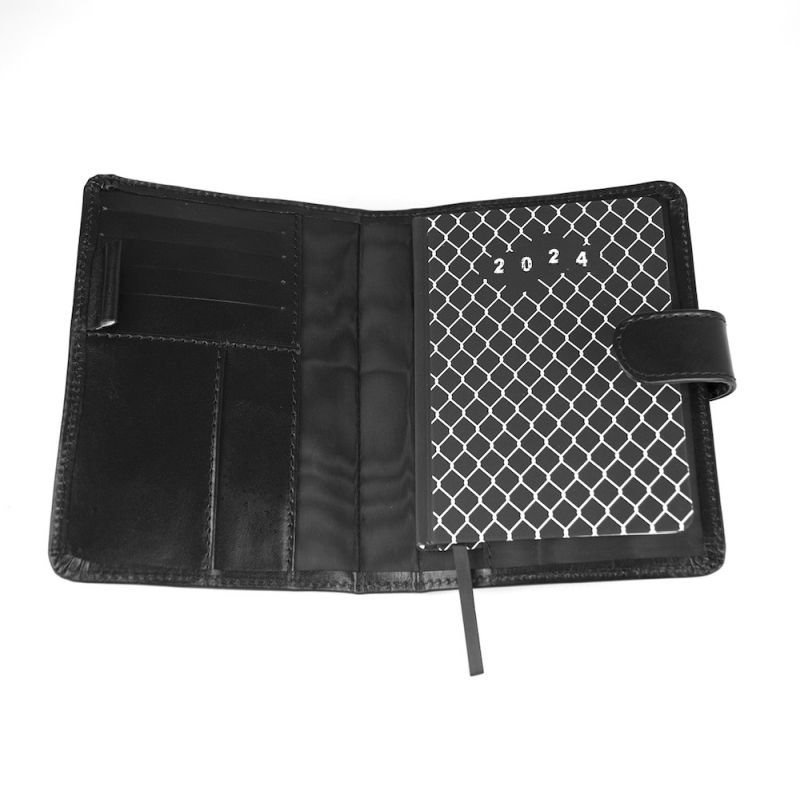 Kožený diár č.8084 v čiernej farbe