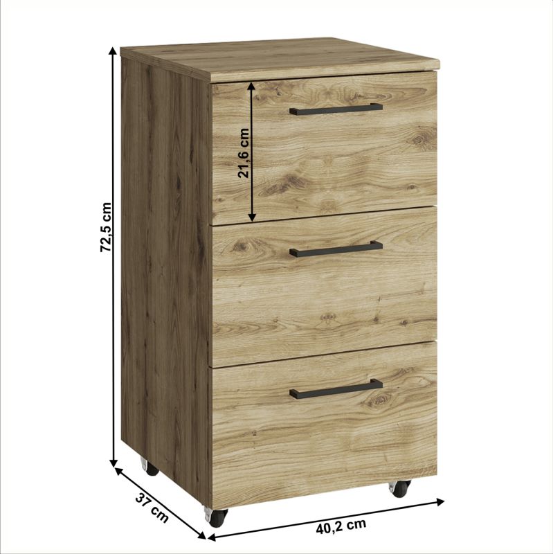 Kontajner, 40cm, dub navarra, DORSI 3S