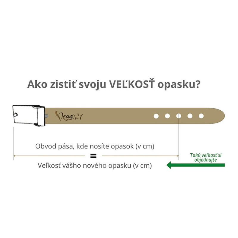 Kožený opasok GUN RIDE, šírka 3.3cm, Slovenská výroba - Tmavo hnedá