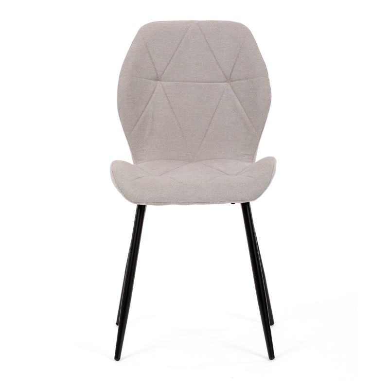 Jedálenská stolička, hnedá, látka, CT-285 LAN2