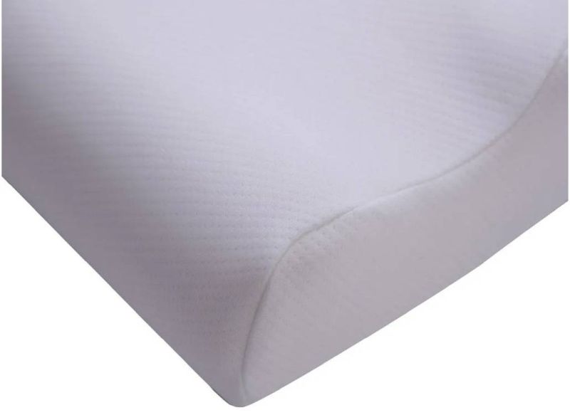 Vankúš, 50x33cm, biely, RESETO VISCO