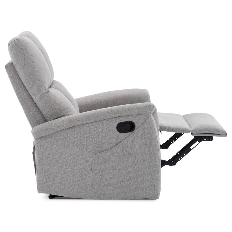 Polohovateľné kreslo svetlosivé, TV-916 SIL2