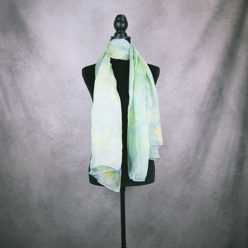 Hodvábny šál LIMITED_006, Vyrobený na Slovensku, 180 x 110cm