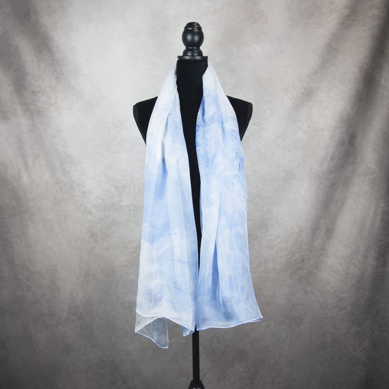 Hodvábny šál LIMITED_020, Vyrobený na Slovensku, 180 x 110cm