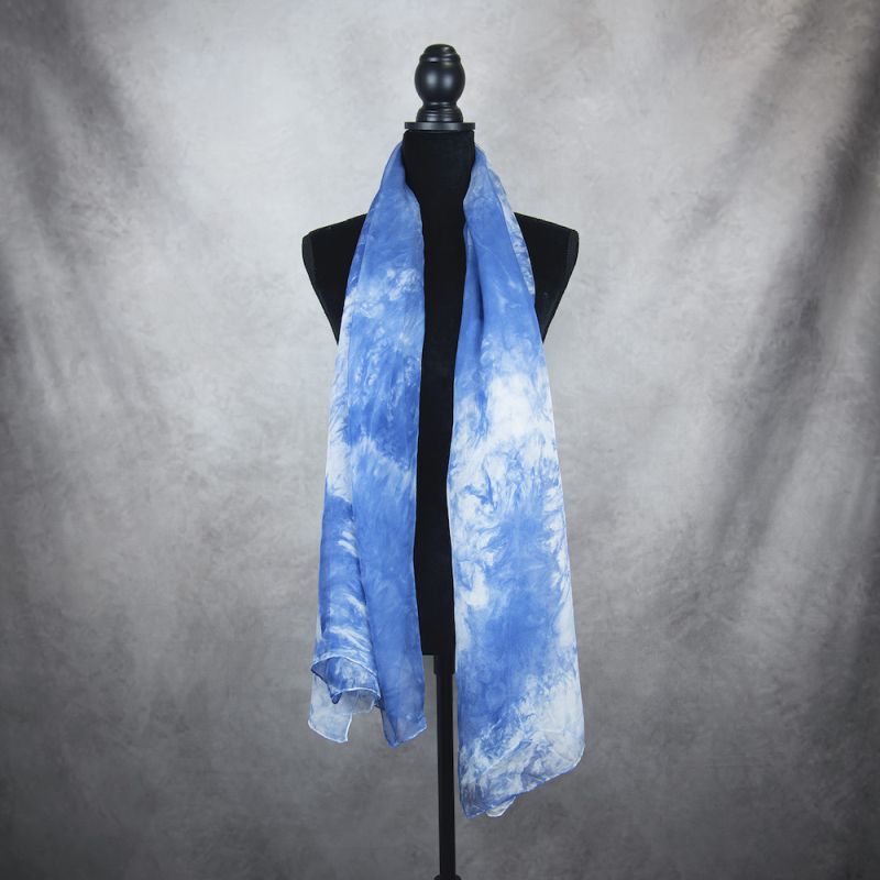 Hodvábny šál LIMITED_028, Vyrobený na Slovensku, 180 x 110cm