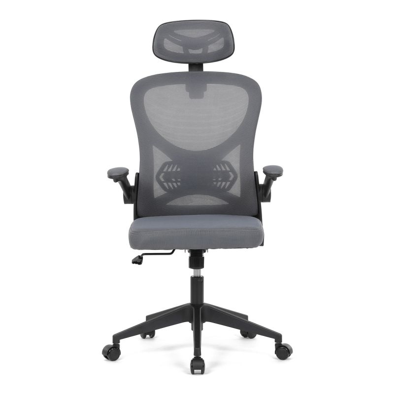 Kancelárska stolička, sivá, sieťovina, 120 kg, KA-K2021 GREY