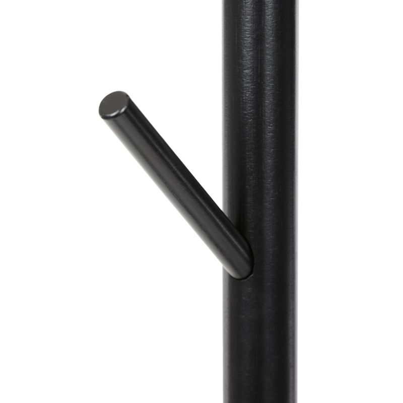 Vešiak, 175cm, masív, čierny, DR-N1006 BK