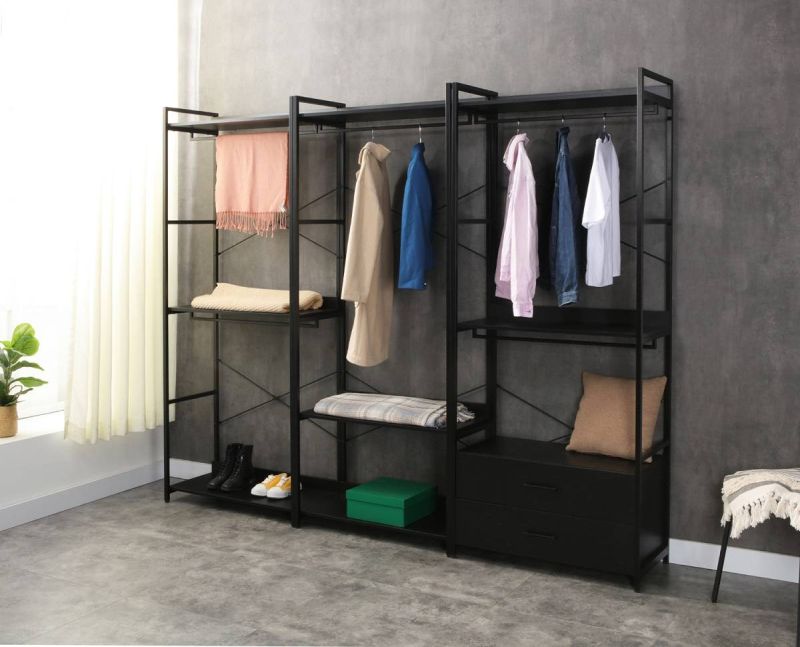 Regál, 80cm, čierny, RIN C