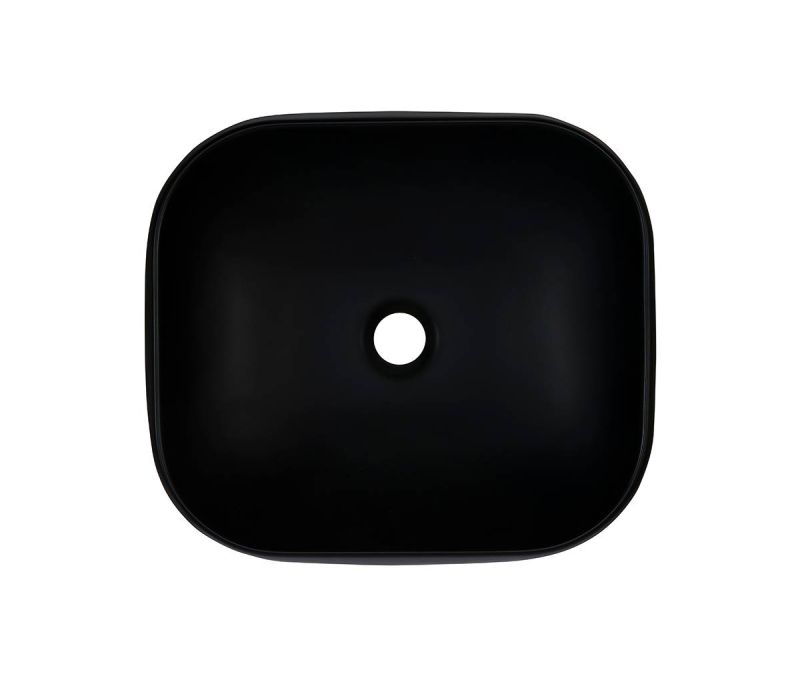 Umývadlo na dosku, 45cm, čierne, NIKA