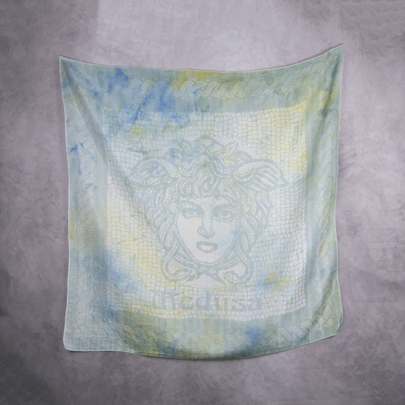 Hodvábna šatka MEDÚZA MIX FARIEB_3, 85 x 85cm, Vyrobená na Slovensku
