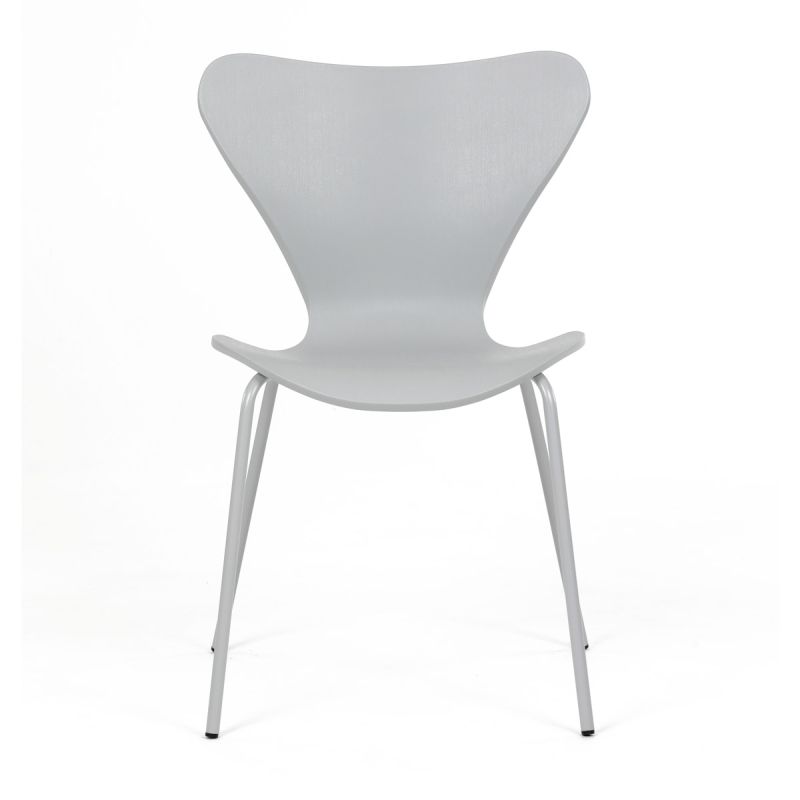 Jedálenská stolička, plast, sivá, CT-X7034 GREY