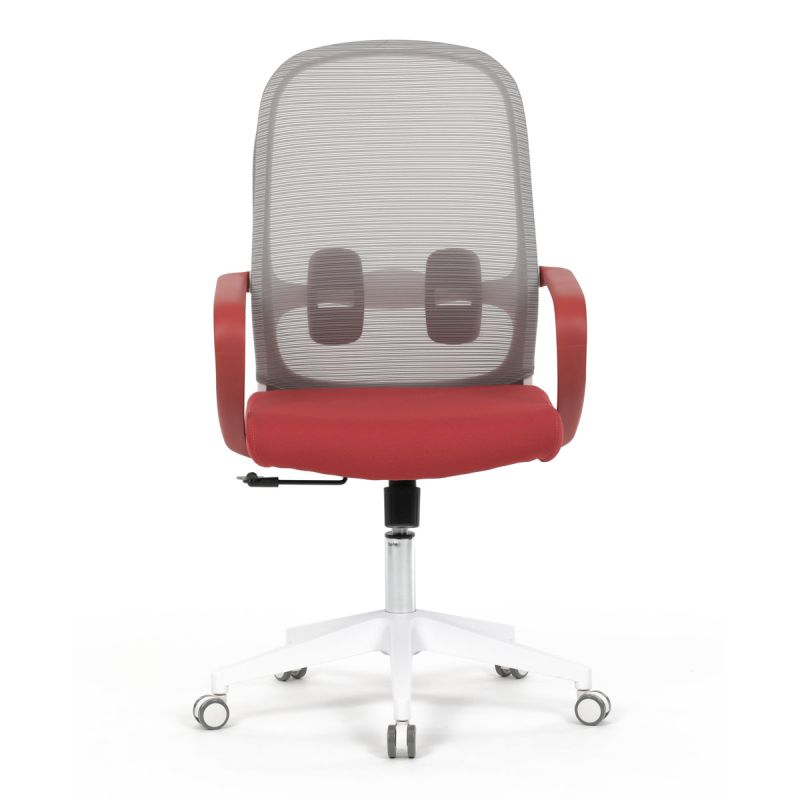 Kancelárska stolička, červená, látka, 120 kg, KA-S425 RED