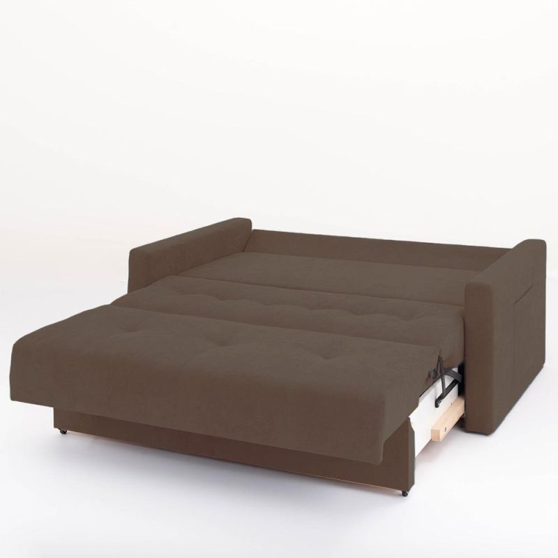 Trojsed s rozkladom a úložným priestorom, látka hnedosivá, BORA III